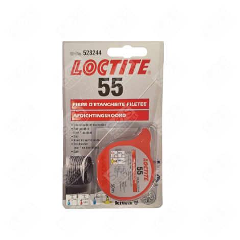 DICHTUNGSFASER FÜR GEWINDEVERBINDUNGEN AUS METALL ODER KUNSTSTOFF 50 M IN BLISTER 55 ZUBEHÖR UND PFLEGEPRODUKTE - 528244