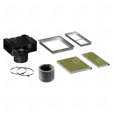 INTEGRIERTES RECYCLINGMODUL, AKTIVKOHLEFILTER CLEAN AIR STANDARD DUNSTABZUGSHAUBE - 17008356