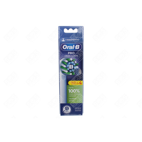 ORIGINAL ORAL-B CROSS ACTION BLACK ZAHNBÜRSTE REF XF 4CT ELEKTRISCHE ZAHNBÜRSTE - 8006540893470