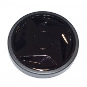 Rad + Zierkappe schwarz