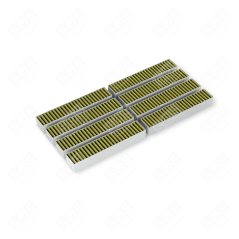 CLEANAIR PLUS KOHLEFILTER, SET VON 8 STÜCKEN DUNSTABZUGSHAUBE - 17005507