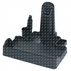 Schwarze Ladestation