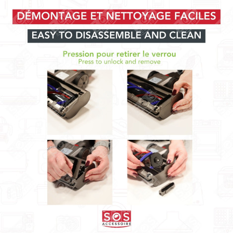 BROSSE COMPATIBLE V7/V8 STAUBSAUGER - 967483-01