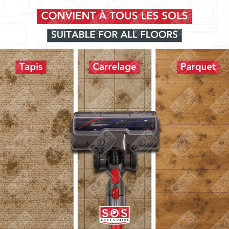 KOMPATIBLE BÜRSTE V7/V8/V10/V11/V15 STAUBSAUGER - D009