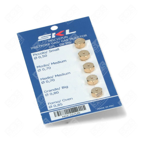 BUTAN/PROPAN INJEKTOR KIT 6 MB BACKOFEN, KÜCHENHERD - MGC107UN