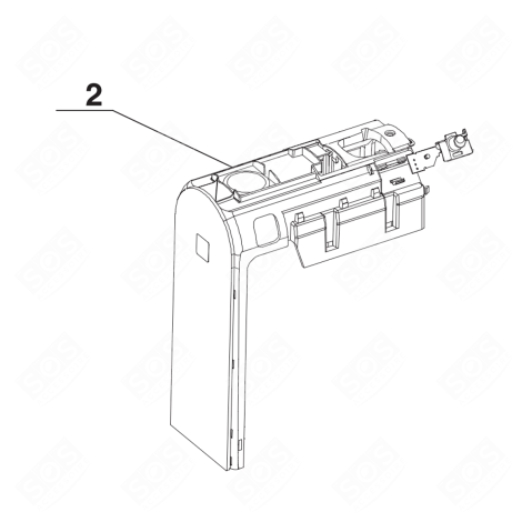 CITIZ SCHWARZER DECKEL KAFFEEMASCHINE, ESPRESSOMASCHINE - 505309