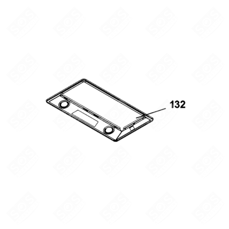 RAHMEN (POSITION 132) DUNSTABZUGSHAUBE - 4055039467