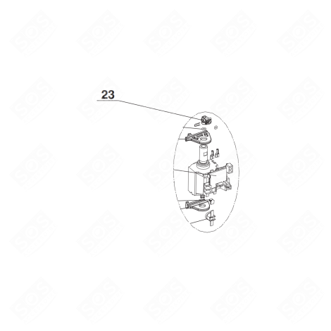 90° CTZ-WINKELVERBINDER KAFFEEMASCHINE, ESPRESSOMASCHINE - 505297