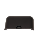 Schwarzer Deckel des Behälters