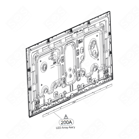 LED-LEISTEN-KIT (KENNZEICHNUNG 200A) FERNSEHER & TV - AGM76872102