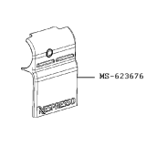 Blaue rechte Flansch