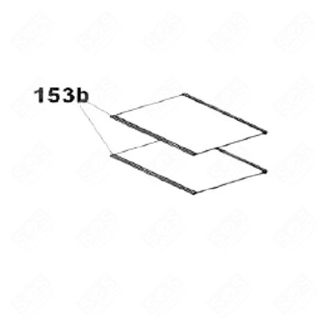 GLASABLAGE KÜHLSCHRANK, GEFRIERSCHRANK - 49129325, 0070002143