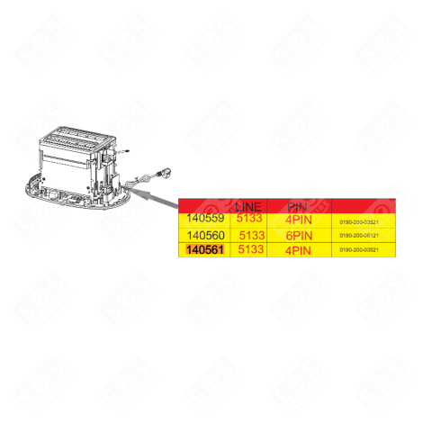 HEIZUNGSGRUPPE (KENNZEICHEN 140561) KLEINE HAUSHALTSGERÄTE - 696891327