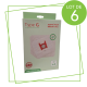 SET MIT 6 PACKUNGEN VON 4 BEUTELN TYP G 270 X 60 MM STAUBSAUGER - 00576334,17000940