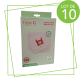 SATZ VON 10 BOXEN MIT 4 BEUTELN TYP G 270 X 60 MM STAUBSAUGER - 00576334,17000940