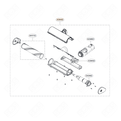 BÜRSTE (KENNZEICHEN AGB402) STAUBSAUGER - AGB74616902