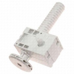 Verstellbarer Fuß hinten