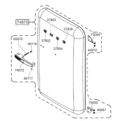 Komplette Tür (Rot)