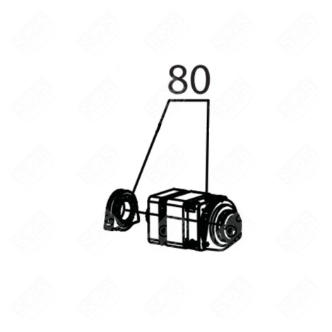 ORIGINAL UMWÄLZPUMPE (KENNZEICHEN 80) GESCHIRRSPÜLER, SPÜLMASCHINE - AS0061321