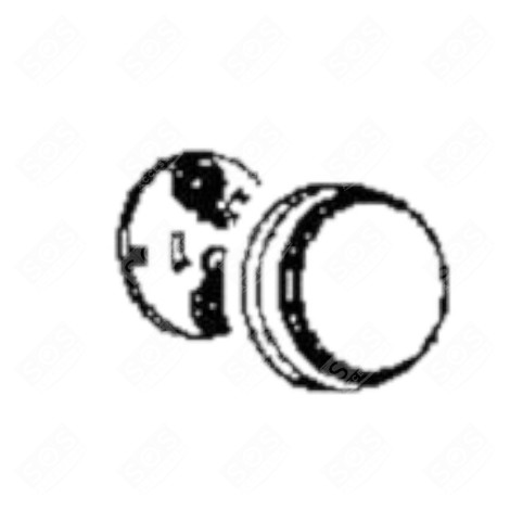 KOMPLETTER GRAUER KNOPF PREP EXPERT S9900 KRUPS KÜCHENMASCHINE - MS-0693486