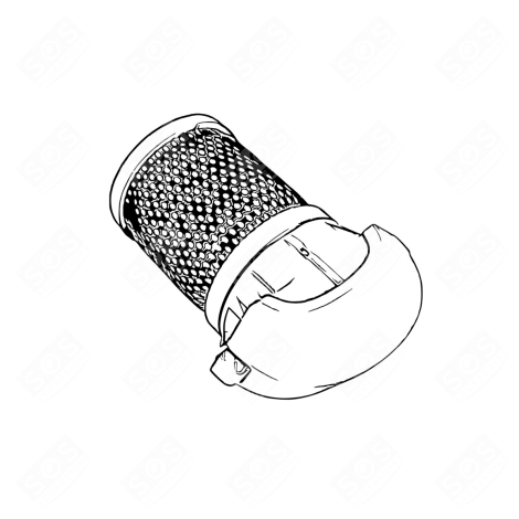 FERMETURE COUVERCLE FILTRE STAUBSAUGER - 48033673