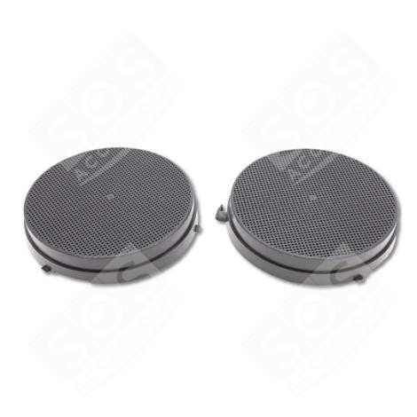 2ER SET KOHLEFILTER (RUND) (TYP 6) DUNSTABZUGSHAUBE - 103050091