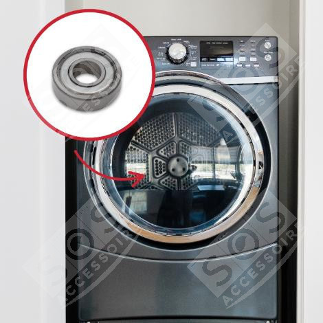 LAUFROLLE FÜR TROMMEL 6000 ZZ WÄSCHETROCKNER - 57X0611, C00493644