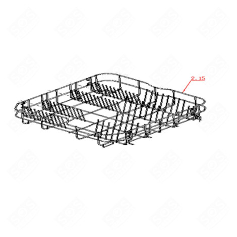 UNTERER KORB (REFERENZ 2.15) WASCHMASCHINE - 49059270