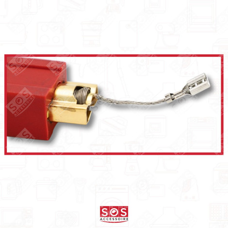 2ER SET MOTORKOHLEN KOMPATIBEL WASCHMASCHINE - 4297410, 4297414