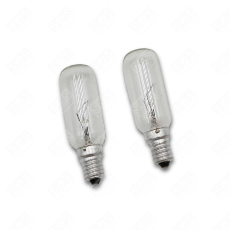 SET MIT 2 HALOGENLAMPEN T25L E14 40 W LANG. DURCHM. 81 MM 23 MM DUNSTABZUGSHAUBE - 484000008834, 9029791929