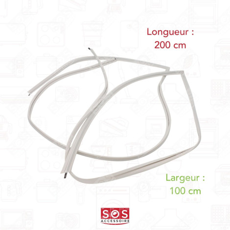 UNIVERSAL-TÜR-DICHTUNG 2000 X1000MM KÜHLSCHRANK, GEFRIERSCHRANK - 1000025441-000