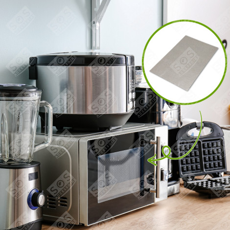 GLIMMERSCHEIBE ZUSCHNEIDBAR 200 X 125 MM MIKROWELLE, MIKROWELLENHERD - 23401, PSA522