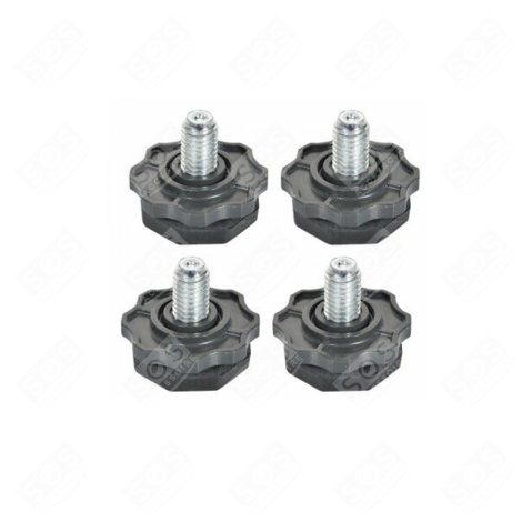 LOT DE 4 PIEDS WASCHMASCHINE - 2912701400, 2912701200