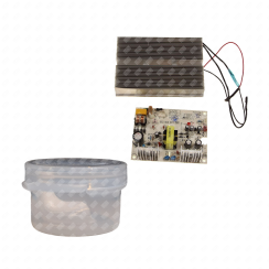 Lot de carte électronique et module thermoélectrique avec pâte thermo conductrice