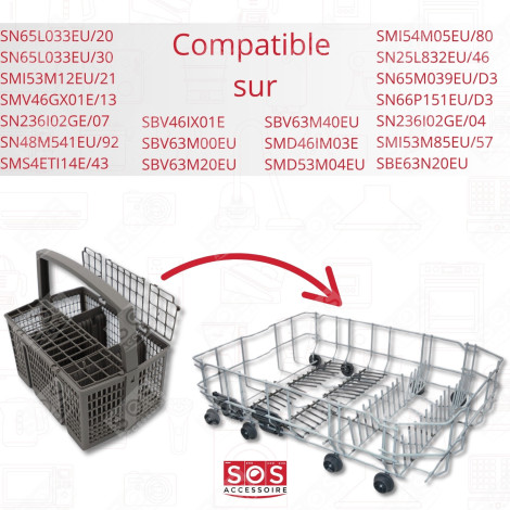 BESTECKKORB 23*15*12/21CM GESCHIRRSPÜLER, SPÜLMASCHINE - 11018806, 11057829