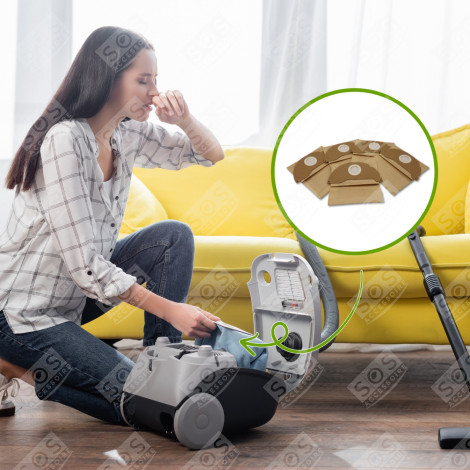 STAUBSAUGERBEUTEL AUS PAPIER (5ER PACK) STAUBSAUGER - 69043220, 6.904-322.0