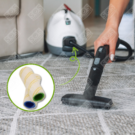 WALZENBÜRSTEN-SET GELB DAMPFREINIGER, HOCHDRUCKREINIGER - 2.055-006.0