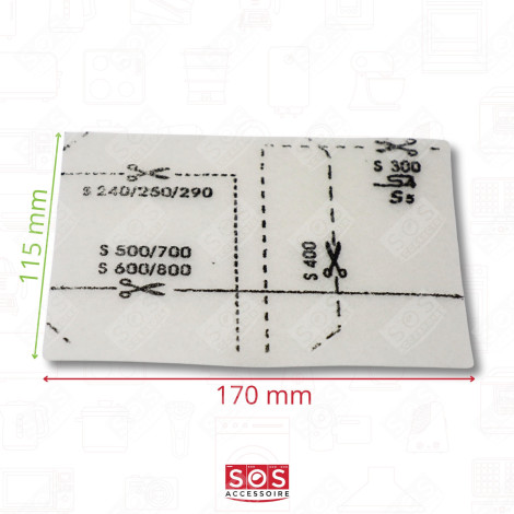 KOMPATIBLER STAUBBEUTEL GN STAUBSAUGER - 12281680