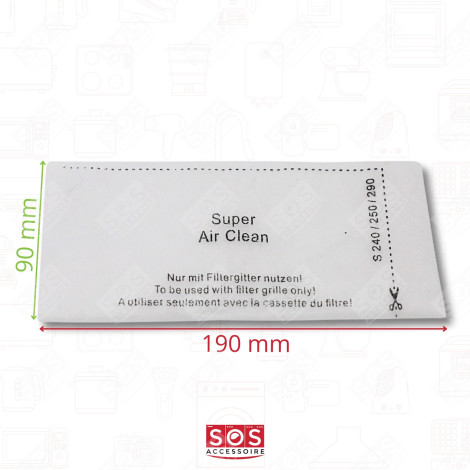 KOMPATIBLER STAUBBEUTEL GN STAUBSAUGER - 12281680