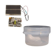 Set von elektronischen Karten mit Wärmeleitpaste