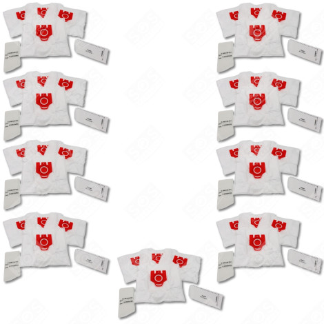 SET VON 9 PACKUNGEN MIT 4 KOMPATIBLEN FJM-STAUBSAUGERBEUTELN STAUBSAUGER - 9917710