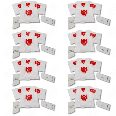 SET MIT 8 KARTONS MIT JE 4 SYNTHETISCHEN FJM STAUBBEUTELN KOMPATIBEL STAUBSAUGER - 9917710
