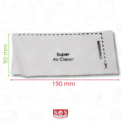 SET VON 2 SCHACHTELN MIT 4 SYNTHETISCHEN STAUBBEUTELN FJM KOMPATIBEL STAUBSAUGER - 9917710