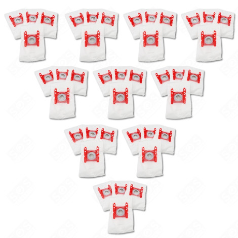 SATZ VON 10 BOXEN MIT 4 BEUTELN TYP G 270 X 60 MM STAUBSAUGER - 00576334,17000940