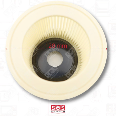 SATZ VON 2 ZYLINDERFILTERN STAUBSAUGER - 6.414-552.0, 64145520