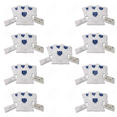 SET VON 9 GN-STAUBBEUTELN KOMPATIBEL X4 UND 2 FILTERN STAUBSAUGER - 12281680