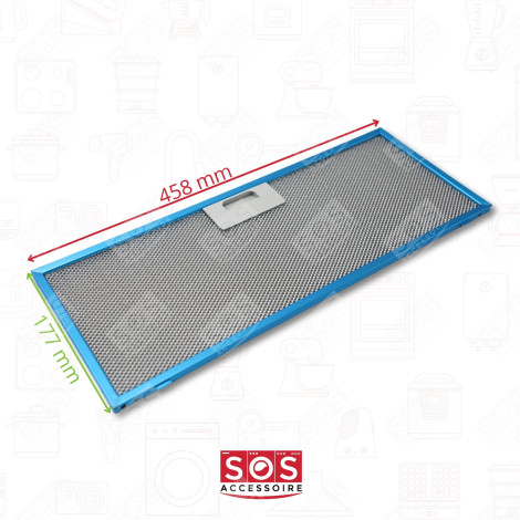 METALL-FETTFILTER (STÜCK) 458 X 177 MM DUNSTABZUGSHAUBE - 481248058314, GF03FC