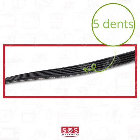 FLACHRIEMEN 1244 J5 MAEL FÜR WASCHMASCHINEN ARCELIK BEKO WASCHMASCHINE - 2816750200, 2466300201