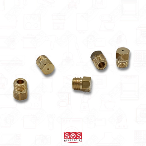 SATZ DÜSEN, DÜSEN GAS BUTAN PROPANGAS UNIVERSAL DURCHMESSER 6MM BACKOFEN, KÜCHENHERD - 00537505
