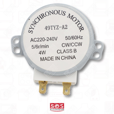 MOTEUR DE PLATEAU TOURNANT